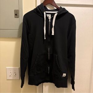 Men’s Roots73 cananda Black Zip-Up Hoodie size medium